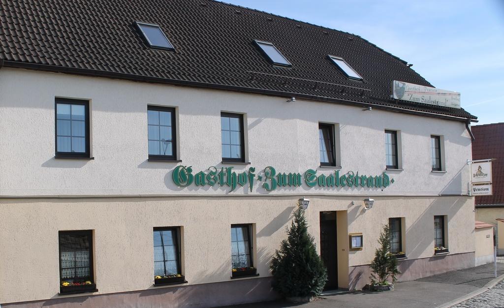 Gasthof & Pension Zum Saalestrand บาดดัวร์เรนแบร์ก ภายนอก รูปภาพ