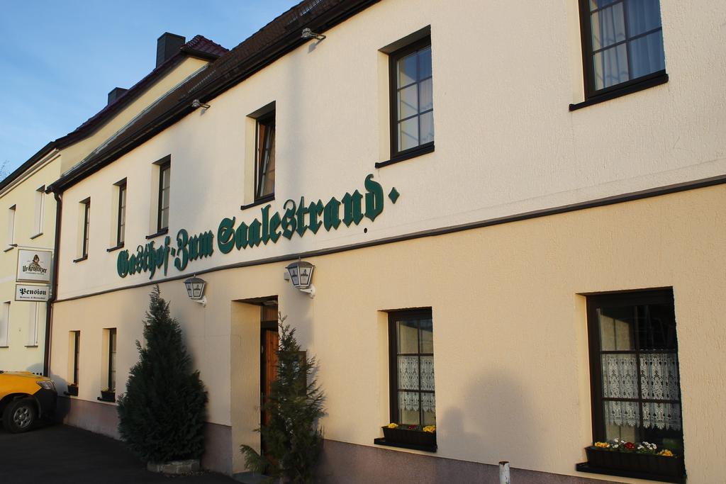 Gasthof & Pension Zum Saalestrand บาดดัวร์เรนแบร์ก ภายนอก รูปภาพ